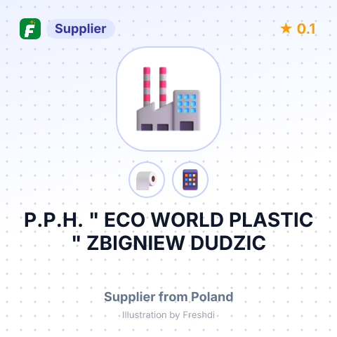 P.P.H. " ECO WORLD PLASTIC " ZBIGNIEW DUDZIC – summary card, no photo uploaded yet