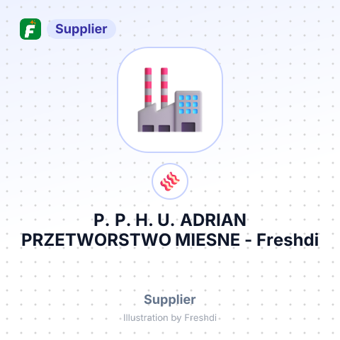 P. P. H. U. ADRIAN PRZETWORSTWO MIESNE – summary card, no photo uploaded yet