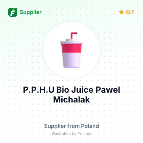 P.P.H.U Bio Juice Pawel Michalak – summary card, no photo uploaded yet