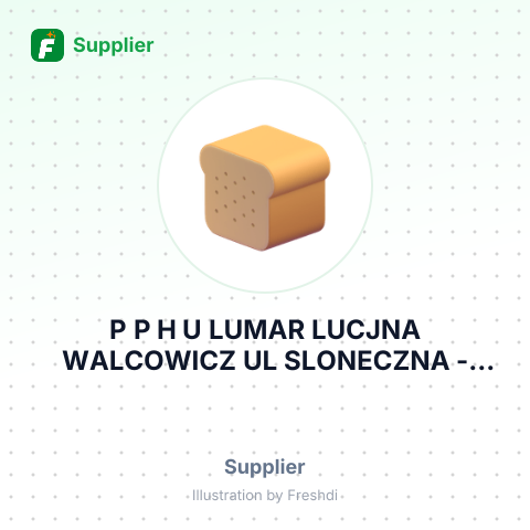 P P H U LUMAR LUCJNA WALCOWICZ UL SLONECZNA – summary card, no photo uploaded yet