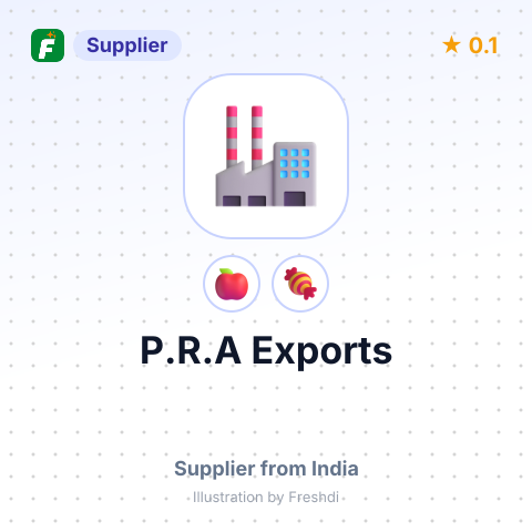 P.R.A Exports  – summary card, no photo uploaded yet