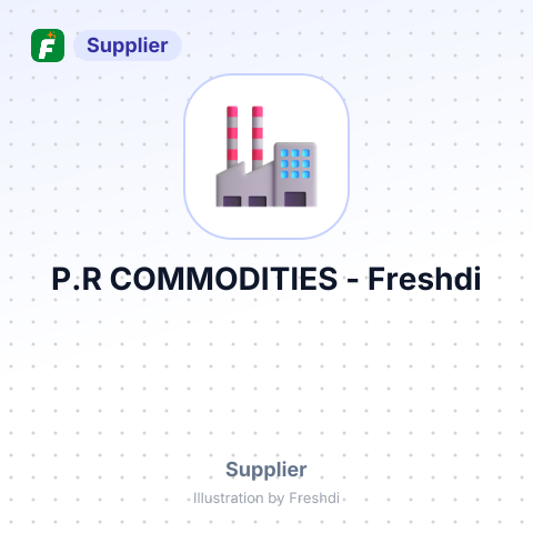 P.R COMMODITIES – summary card, no photo uploaded yet