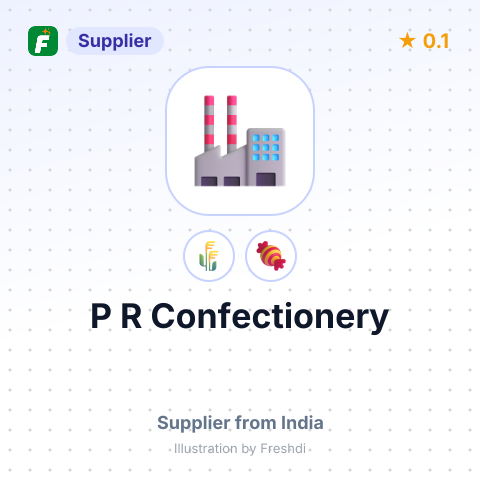 P R Confectionery  – summary card, no photo uploaded yet