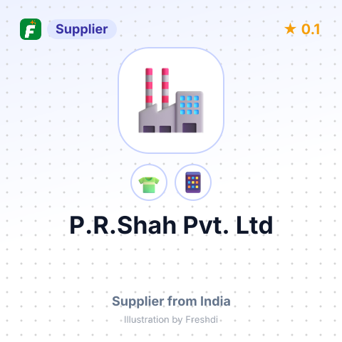 P.R.Shah Pvt. Ltd – summary card, no photo uploaded yet