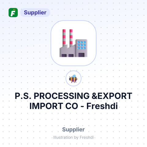 P.S. PROCESSING &EXPORT IMPORT CO – summary card, no photo uploaded yet