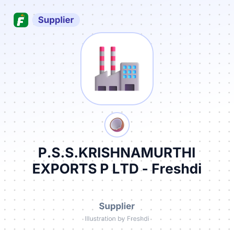 P.S.S.KRISHNAMURTHI EXPORTS P LTD – summary card, no photo uploaded yet