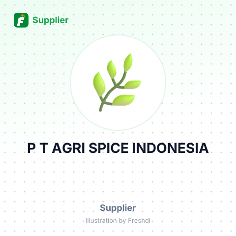 P T AGRI SPICE INDONESIA – summary card, no photo uploaded yet