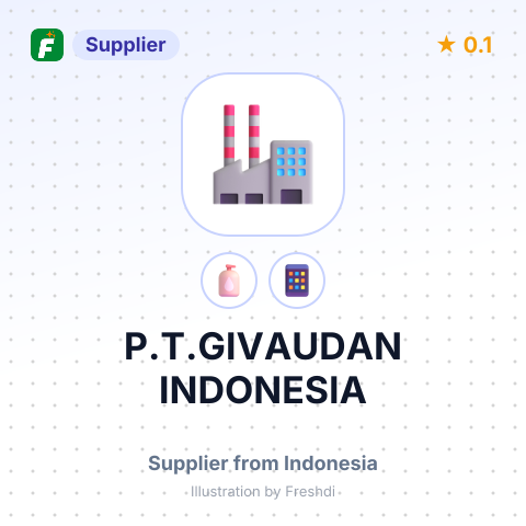 P.T.GIVAUDAN INDONESIA – summary card, no photo uploaded yet
