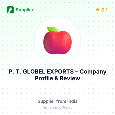 P. T. GLOBEL EXPORTS – summary card, no photo uploaded yet