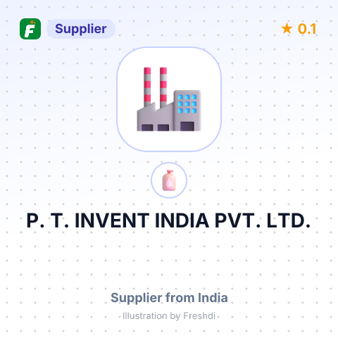 P. T. INVENT INDIA PVT. LTD. – summary card, no photo uploaded yet