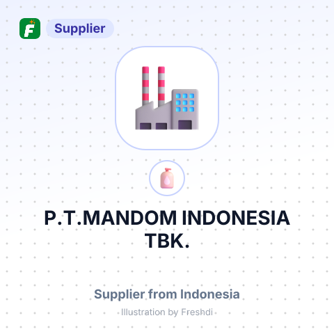 P.T.MANDOM INDONESIA TBK. – summary card, no photo uploaded yet