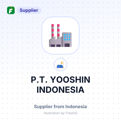 P.T. YOOSHIN INDONESIA – summary card, no photo uploaded yet