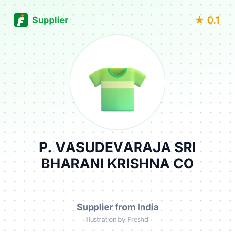 P. VASUDEVARAJA SRI BHARANI KRISHNA CO – summary card, no photo uploaded yet