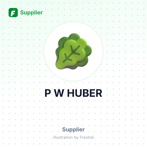 P W HUBER – summary card, no photo uploaded yet