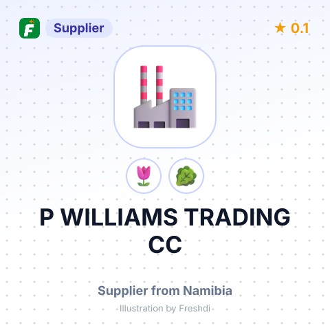 P WILLIAMS TRADING CC – summary card, no photo uploaded yet