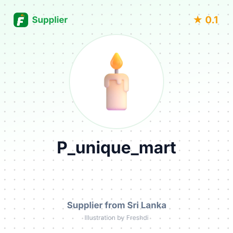 P_unique_mart  – summary card, no photo uploaded yet