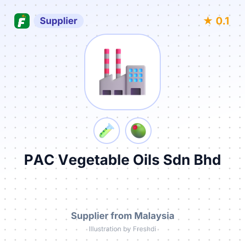 PAC Vegetable Oils Sdn Bhd – summary card, no photo uploaded yet
