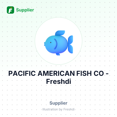 PACIFIC AMERICAN FISH CO – summary card, no photo uploaded yet
