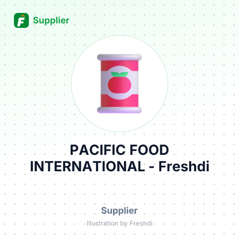 PACIFIC FOOD INTERNATIONAL – summary card, no photo uploaded yet
