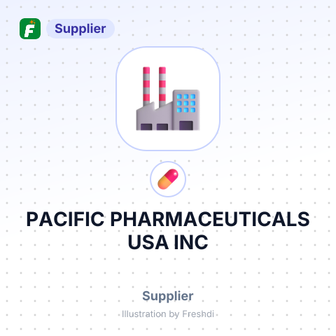 PACIFIC PHARMACEUTICALS USA INC – summary card, no photo uploaded yet