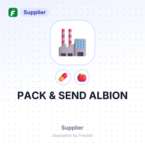 PACK & SEND ALBION – summary card, no photo uploaded yet