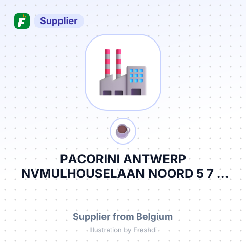 PACORINI ANTWERP NVMULHOUSELAAN NOORD 5 7 B 230 ANWERP – summary card, no photo uploaded yet