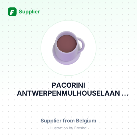 PACORINI ANTWERPENMULHOUSELAAN NOORD 5 7 2030 ANTWERPEN – summary card, no photo uploaded yet