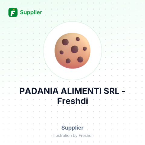 PADANIA ALIMENTI SRL – summary card, no photo uploaded yet
