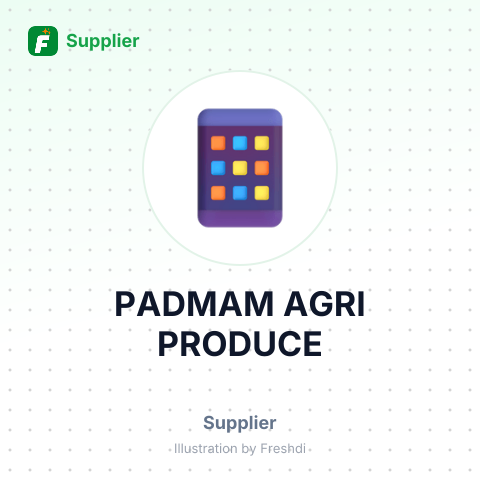 PADMAM AGRI PRODUCE – summary card, no photo uploaded yet