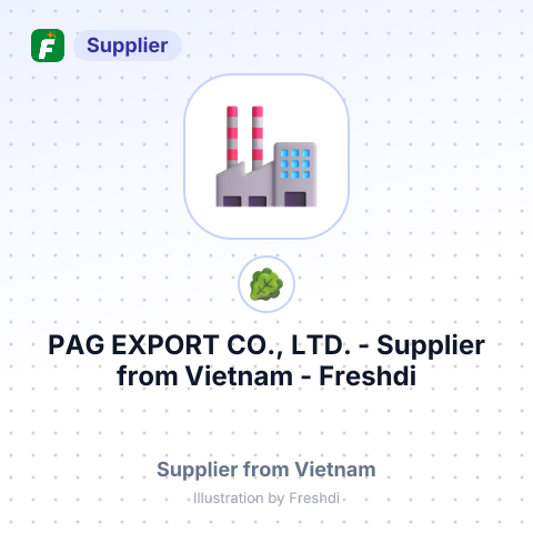 PAG EXPORT CO., LTD. – summary card, no photo uploaded yet