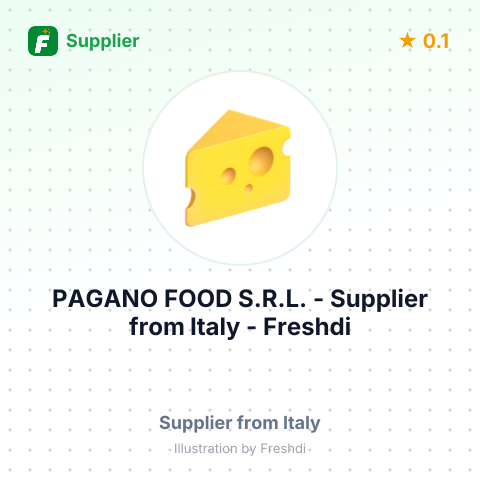 PAGANO FOOD S.R.L. – summary card, no photo uploaded yet