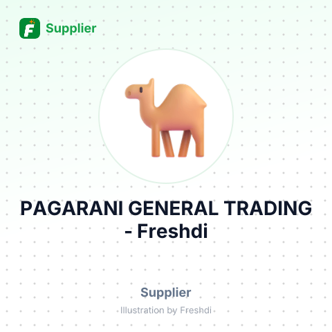 PAGARANI GENERAL TRADING – summary card, no photo uploaded yet
