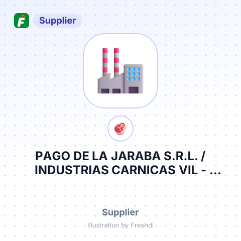 PAGO DE LA JARABA S.R.L. / INDUSTRIAS CARNICAS VIL – summary card, no photo uploaded yet