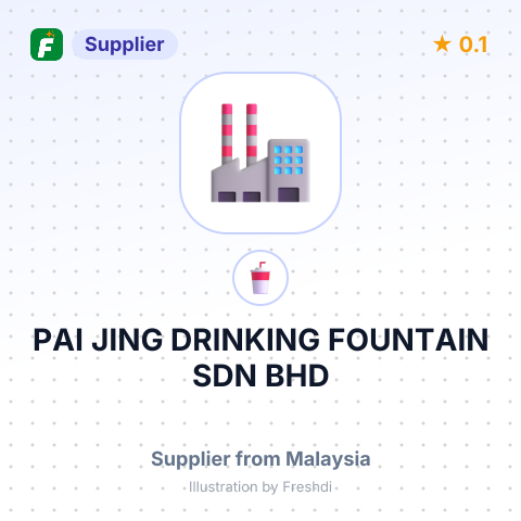 PAI JING DRINKING FOUNTAIN SDN BHD – summary card, no photo uploaded yet