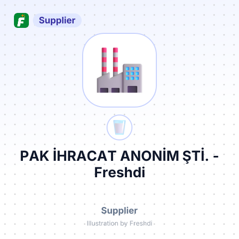 PAK İHRACAT ANONİM ŞTİ. – summary card, no photo uploaded yet