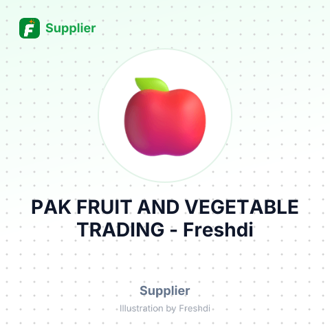 PAK FRUIT AND VEGETABLE TRADING – summary card, no photo uploaded yet