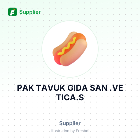 PAK TAVUK GIDA SAN .VE TICA.S – summary card, no photo uploaded yet