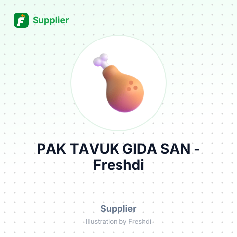 PAK TAVUK GIDA SAN – summary card, no photo uploaded yet