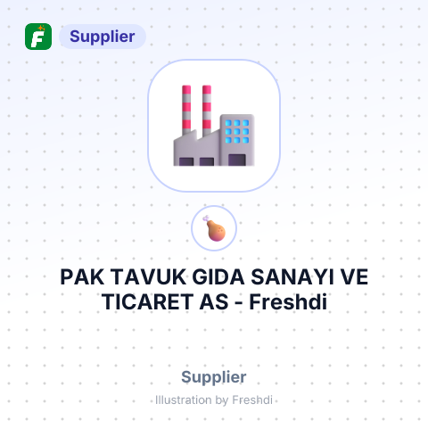 PAK TAVUK GIDA SANAYI VE TICARET AS – summary card, no photo uploaded yet