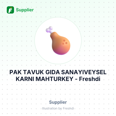 PAK TAVUK GIDA SANAYIVEYSEL KARNI MAHTURKEY – summary card, no photo uploaded yet