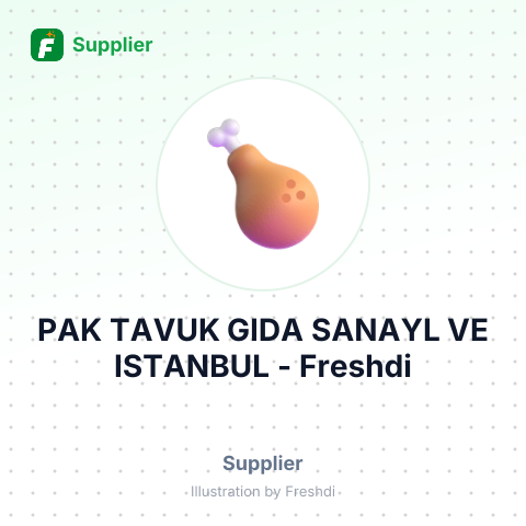 PAK TAVUK GIDA SANAYL VE ISTANBUL – summary card, no photo uploaded yet