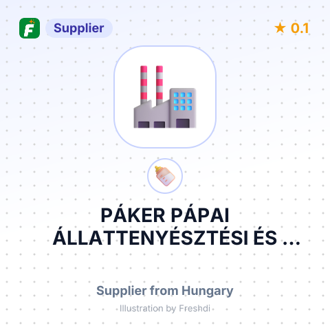 PÁKER PÁPAI ÁLLATTENYÉSZTÉSI ÉS KERESKEDELMI ZÁRTKÖRÛEN MÛKÖDÕ RÉSZVÉNYTÁRSASÁG – summary card, no photo uploaded yet
