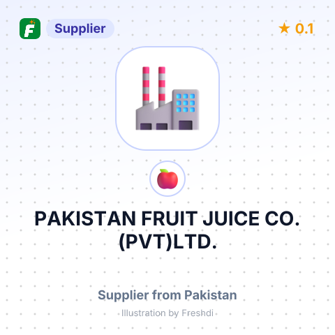 PAKISTAN FRUIT JUICE CO. (PVT)LTD. – summary card, no photo uploaded yet