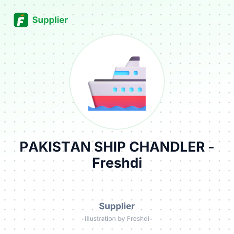 PAKISTAN SHIP CHANDLER – summary card, no photo uploaded yet