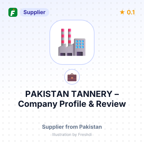 PAKISTAN TANNERY – summary card, no photo uploaded yet