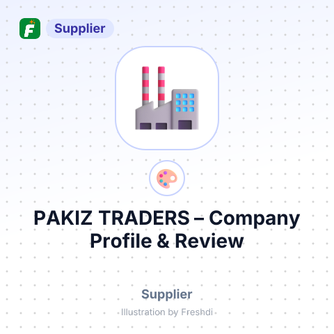 PAKIZ TRADERS – summary card, no photo uploaded yet