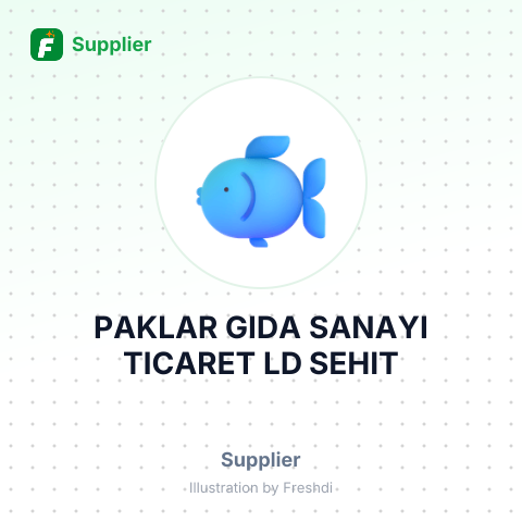 PAKLAR GIDA SANAYI TICARET LD SEHIT – summary card, no photo uploaded yet