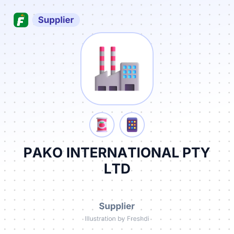 PAKO INTERNATIONAL PTY LTD – summary card, no photo uploaded yet