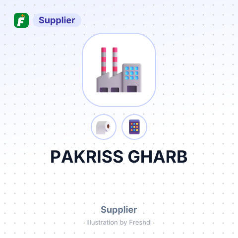 PAKRISS GHARB – summary card, no photo uploaded yet