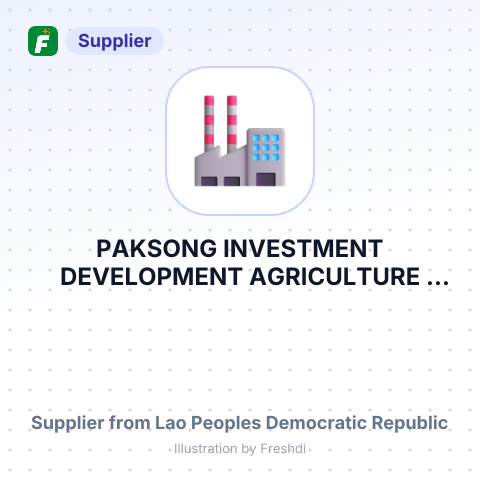 PAKSONG INVESTMENT DEVELOPMENT AGRICULTURE SOLE CO ., LTD – summary card, no photo uploaded yet